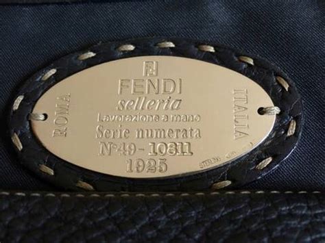 vérifier numéro de série fendi|Fendi serial number label.